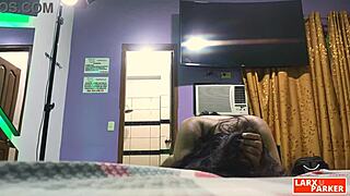 in room casting, cute esther de chiclayo gets her pussy licked in doggystyle and enjoys it a lot