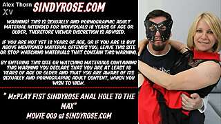mrplay goes hard, fisting sindy rose's anus to the limit