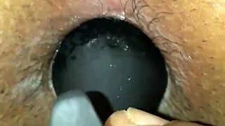 Anal Play With Huge Fat Bubble Butt And Gaping Asshole
