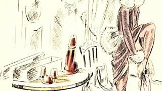 what are these vintage erotic drawings hiding from us today?