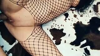 Beautiful milf wife seduces husband for anal