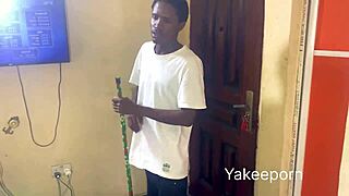 horny lady with big ass gets fucked by hotel attendant with monster cock