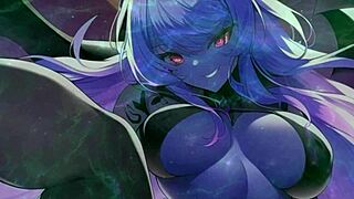 i train my hentai succubus to clench around my muscular cock in this orgasm contest game episode