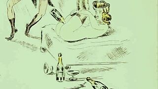 what are these vintage erotic drawings hiding from us today?