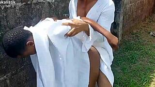 Horny Village Couple Goes Wild with Big Cock Action on Ranch