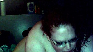 cassie sucks fat black cock deep