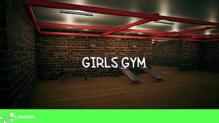 lets play girls gym workout voyeur reality