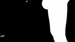 Ebony Girl Teases Big White Futa Cock with Deepthroat