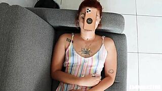 Ruvinha's birthday threesome with friends blends teen energy and suggestive kisses