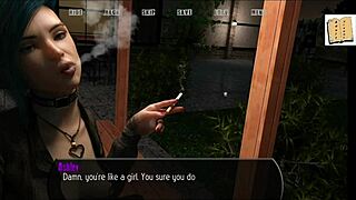 fat curvy girl in 3d game 😊