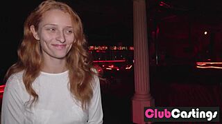 Shy Redhead Strips And Gets Fucked By Big Cock