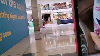 Trashy Kiwi Slut Shows Pussy At Mall