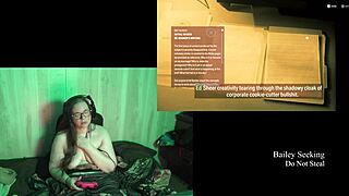 naked bbw plays game at lake house part 2