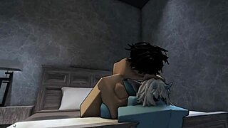 rough anal with monster cock creampie