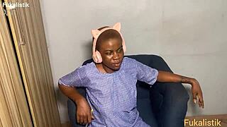 i fucked my naughty ebony student with big black cock during maths lesson