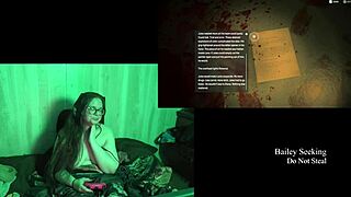 naked bbw plays game at lake house part 2