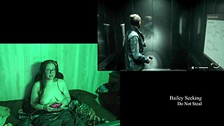 naked bbw plays game at lake house part 2