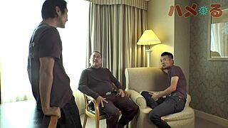 wow, picked up this wild japanese sister for a crazy 4p creampie party