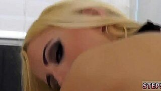 Teen 18+ Enjoys Wild Gangbang with Blonde Anal Machine Action