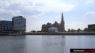 Sassy Simony Diamond teases 3 hung contractors, gets her tight asshole wrecked by DP and DAP before a messy facial! 😈