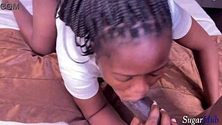 Ebony Slut Fucked Hard In Casting