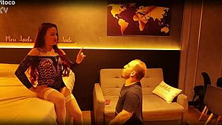 Paid half price and filled mouth with cum