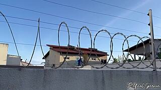 caught my brazilian neighbor playing in backyard with machine - drii cordeiro
