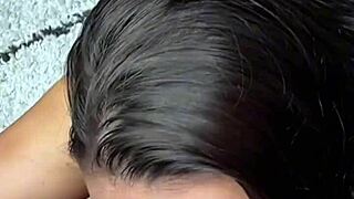 big tits babe sucks like a queen with rimjob and cum in mouth