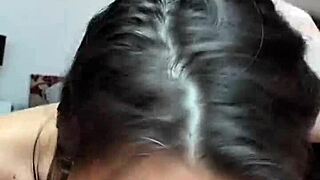 big tits babe sucks like a queen with rimjob and cum in mouth