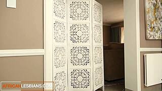 Big Booty Black Lesbians Turn Amateur Massage Into Sloppy Pussy Eating Fest