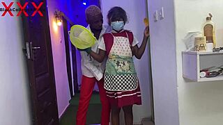 students fuck in school hostel before meal with big cock