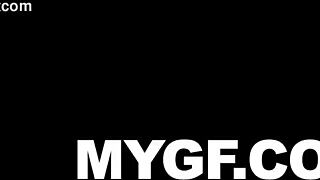 Shaved Brunette Goes Wild with Interracial Deepthroat Facial