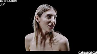 Horny Fanta Sie begs Steve for more cum to fill her up