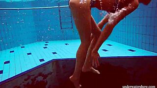 Blue Bikini Tight Pussy Martina Underwater
