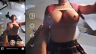 Futanari trap tests large filters with big tits