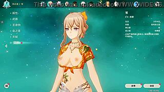 Hexi wang mods genshin impact nude jean character