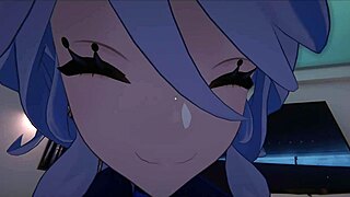 Yukoshvr - Kafka and Furina Swap Turns on Goth Boy in Wild Scene