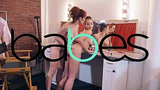 Evelyn Claire Meets Quinton James In Her Backyard