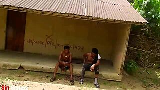 I met my local boyfriend and fucked him in an uncompleted building.