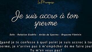 Je suis accro à ton sperme - french audio joi cumhungry