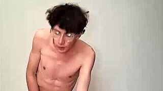 Young Girl With Small Waist Masturbates Solo On Bed, Getting Cum Covered With Big Cock.