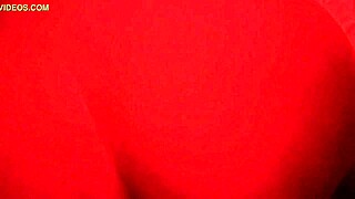 A chubby Mexican woman enjoys a quiet stay in the motel room