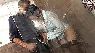 Romana Gets Fucked Hard in the Shower with Intense Anal Creampie