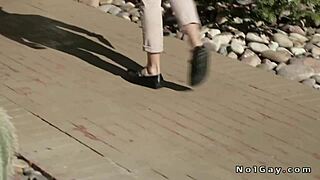 Census taker enjoys gay anal bareback