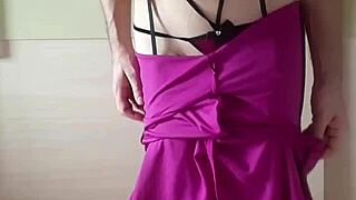 check out misr4 in burgundy lingerie close up