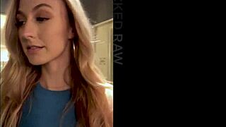 hot blonde cheats and records it in blackedraw.