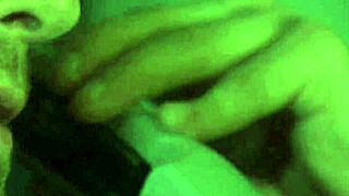 red head milf fucks outdoors in heels, getting a cumshot facial on her big cock