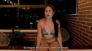 Colombian Teen 18+ Bangs Masseuse in Jacuzzi, Gets Cum in Mouth!