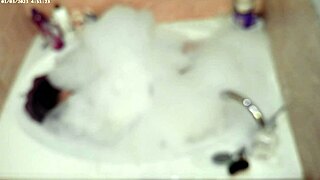 naked solo boy in pool bubble bath fetish