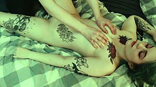 She enjoys massage and cum between buttocks 😉